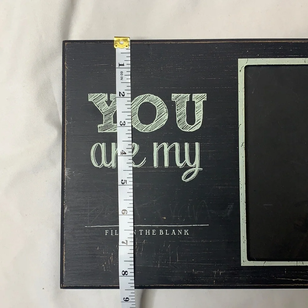 Urban Outfitters Artsy DIY Fill In the Blank Picture Frame Rustic Black White